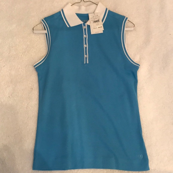 Izod Tops - Izod sleeveless golf shirt